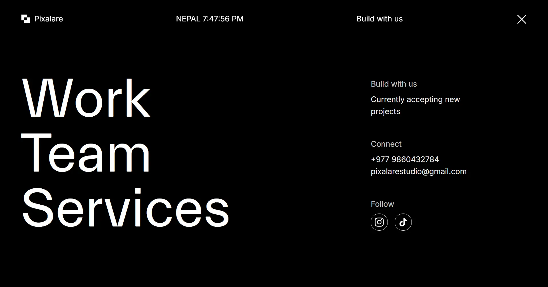 Pixalare Agency screenshot 2